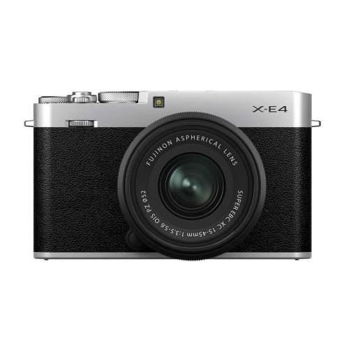(예약판매중)후지필름 X-E4 Lens Kit Black , Silver / 강화보호필름 + 청소도구세트 +  고급 포켓융 증정 (순차적 배송)